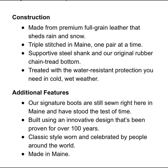 GREAT DEAL!! Original L.L. Bean boots Made in Maine 8” size 8 tan brown - Picture 7 of 7